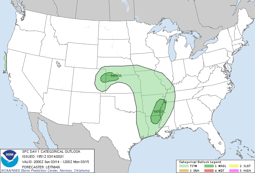 Day 1 Convective Outlook Chart